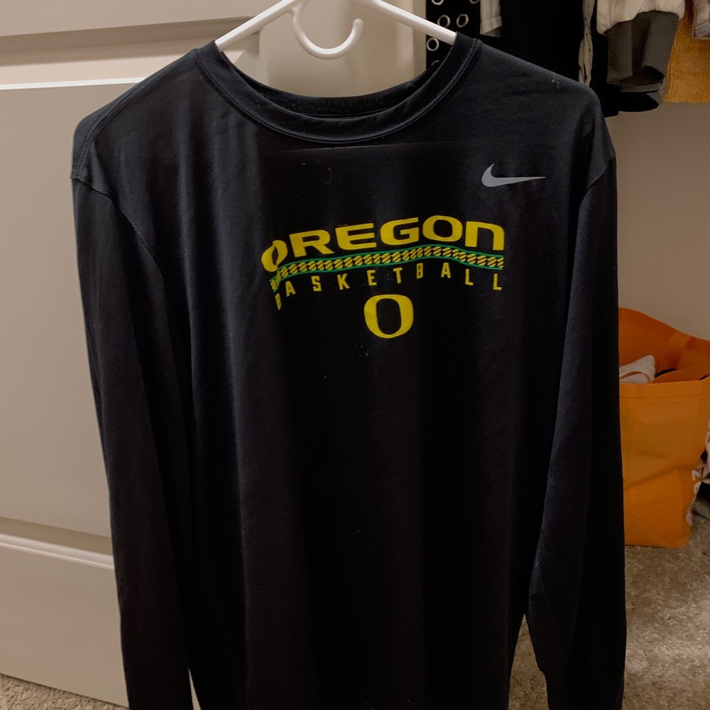 University of Oregon basketball long sleeve